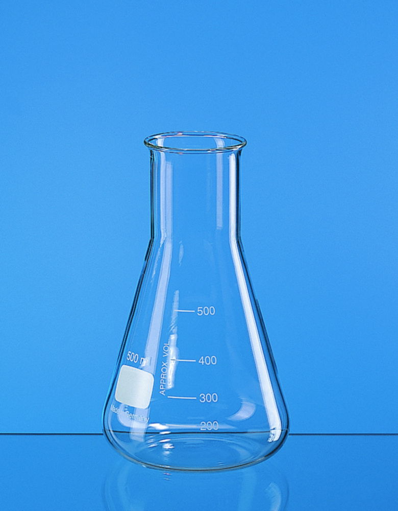 Erlenmeyer flasks, wide neck, boro 3.3 Erlenmeyer flasks, wide neck, boro 3.3