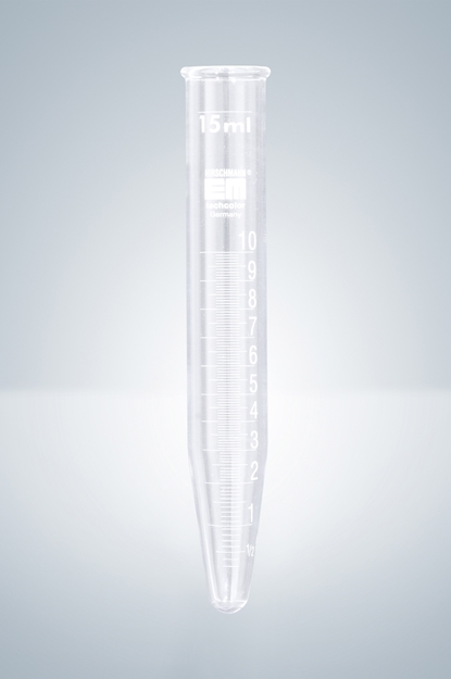 Zentrifugengläser weiß graduiert 15 ml, Teil. 10:0,1, L 115 mm