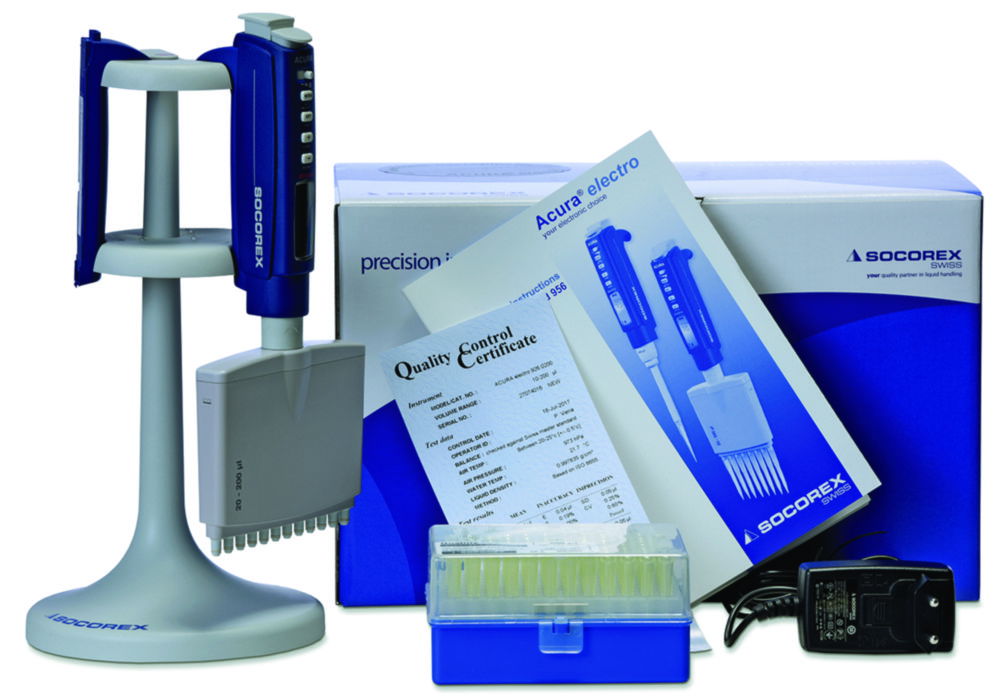 Mehrkanal-Mikroliterpipetten Initialpack Acura® electro 956, variabel Mehrkanal-Mikroliterpipetten Initialpack Acura® electro 956, variabel