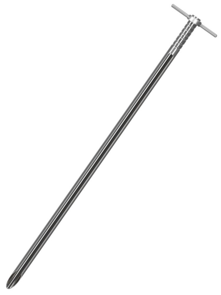 Pigmentstecher, Edelstahl V4A (1.4404), mit vierteloffener Nut Pigmentstecher, Edelstahl V4A (1.4404), mit vierteloffener Nut
