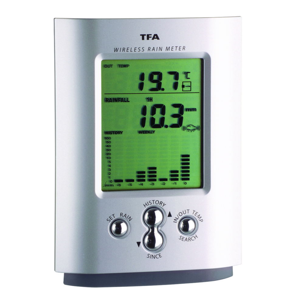 Digital wireless rain gauge MONSUN