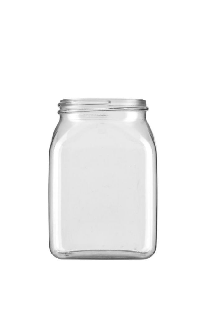 Vierkant-Weithalsbehälter ohne Verschluss, Serie 310, PETG Vierkant-Weithalsbehälter ohne Verschluss, Serie 310, PETG