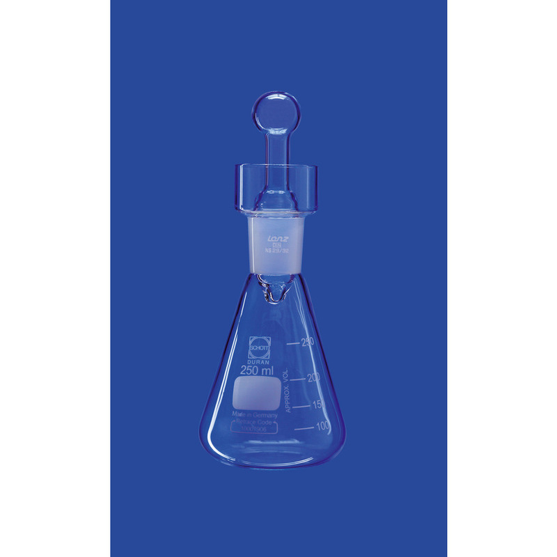 Jodzahlkolben 100 ml, mit Kragen, 1 Stück