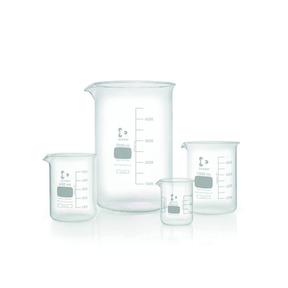 Beakers glass, DURAN®, low form Beakers glass, DURAN®, low form