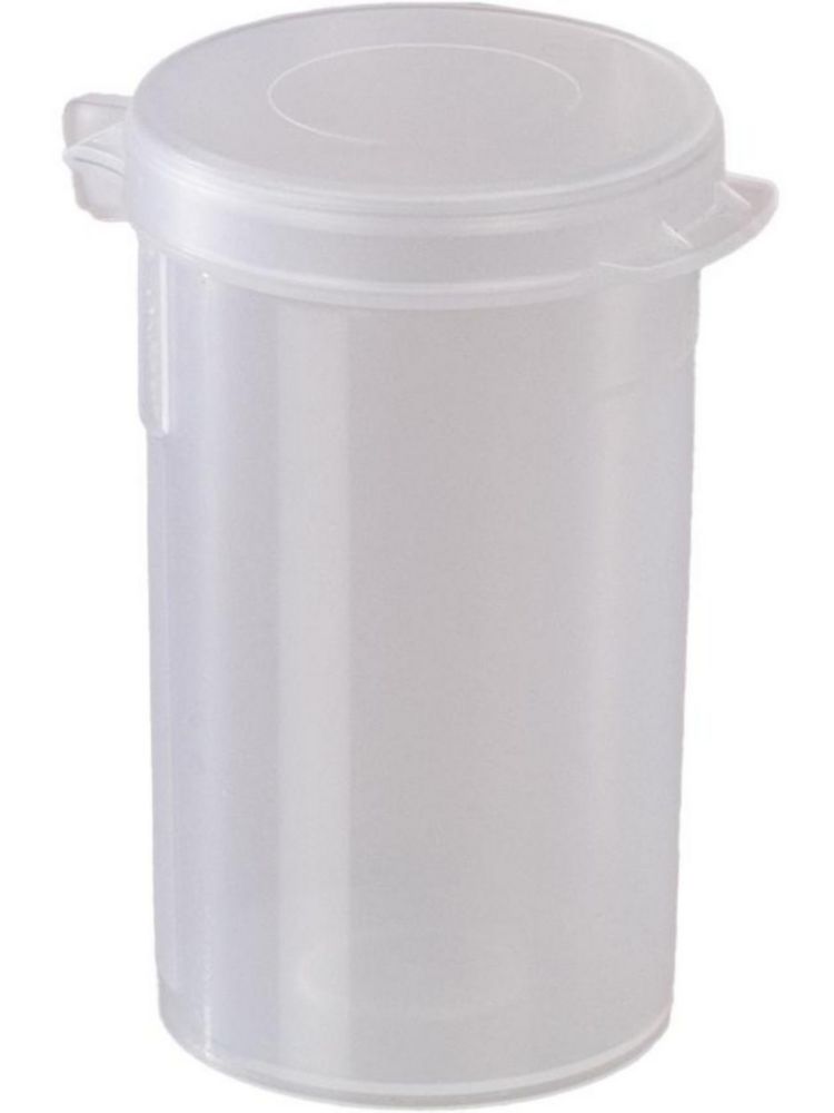 Sample beakers, PP, sterile, with labeling field and graduation at 80 ml