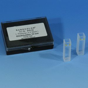 NANOCOLOR Glasküvetten, 10 mm Schichtdicke, 2
