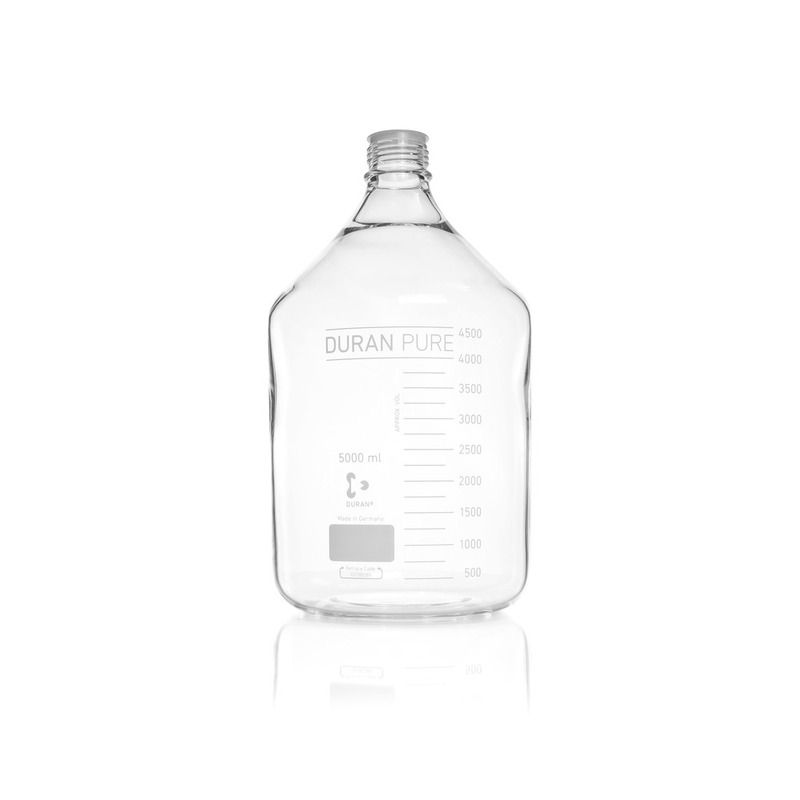 DURAN PURE Flasche 5000 ml, klar mit T, 1 Stück