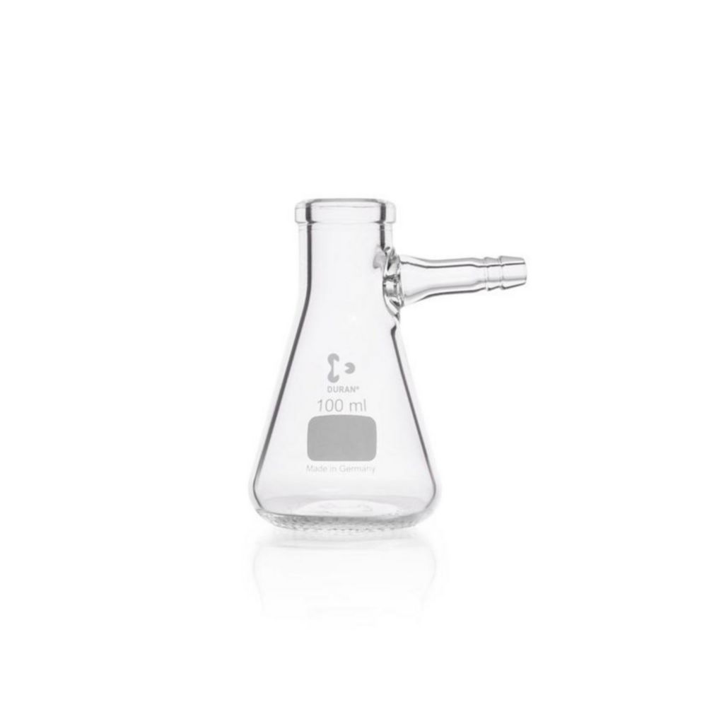 DURAN® Saugflasche mit Glas-Olive, Erlenmeyerform DURAN® Saugflasche mit Glas-Olive, Erlenmeyerform