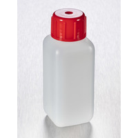 Vierkantflaschen, HDPE, 100mL, 20mm, 300 Stück