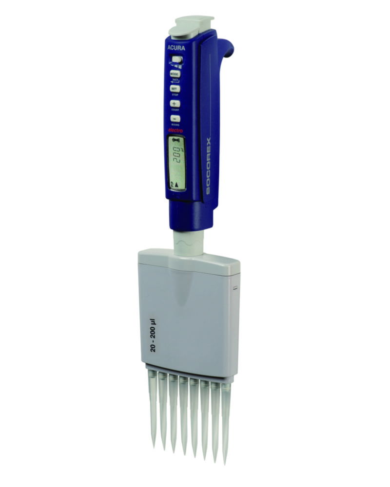 Mehrkanal-Mikroliterpipetten Acura® electro 956, variabel