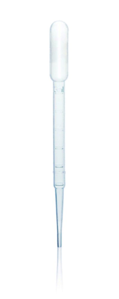 Pasteurpipetten 3 ml, PE-LD /0,5 ml, 1 Stück Pasteurpipetten 3 ml, PE-LD /0,5 ml, 1 Stück