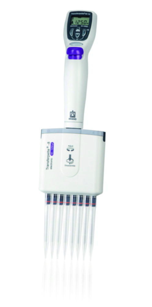 Mehrkanal-Mikroliterpipetten Transferpette®-8/-12 electronic, variabel Mehrkanal-Mikroliterpipetten Transferpette®-8/-12 electronic, variabel