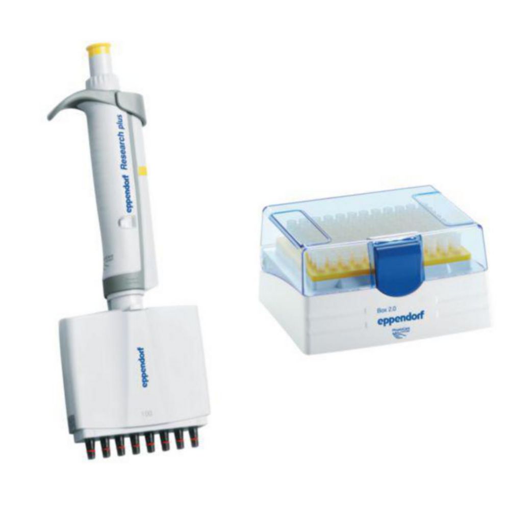 Mehrkanal-Mikroliterpipetten Eppendorf Research® plus (General Lab Product), variabel