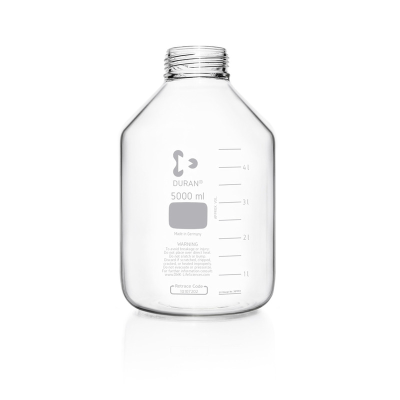 Laborglasflasche 5000 ml DURAN®, GLS 8, 1 Stück