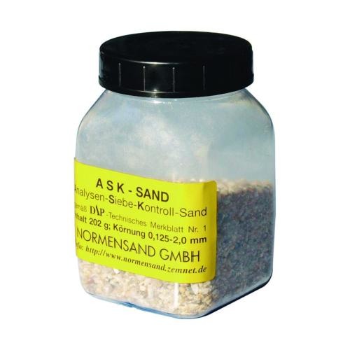 Analysensiebe-Kontroll-Sand Körnung, 3 Stück Analysensiebe-Kontroll-Sand Körnung, 3 Stück