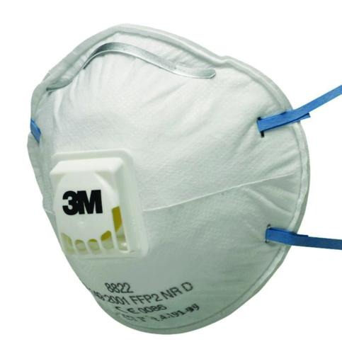 FFP2-Maske mit Ventil, Typ 8822, 10 Stück