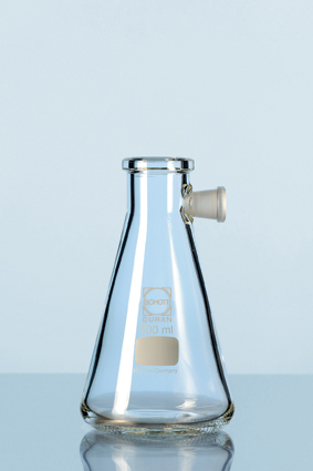 DURAN® Saugflasche mit Tubus, Erlenmeyerform, 500 ml
