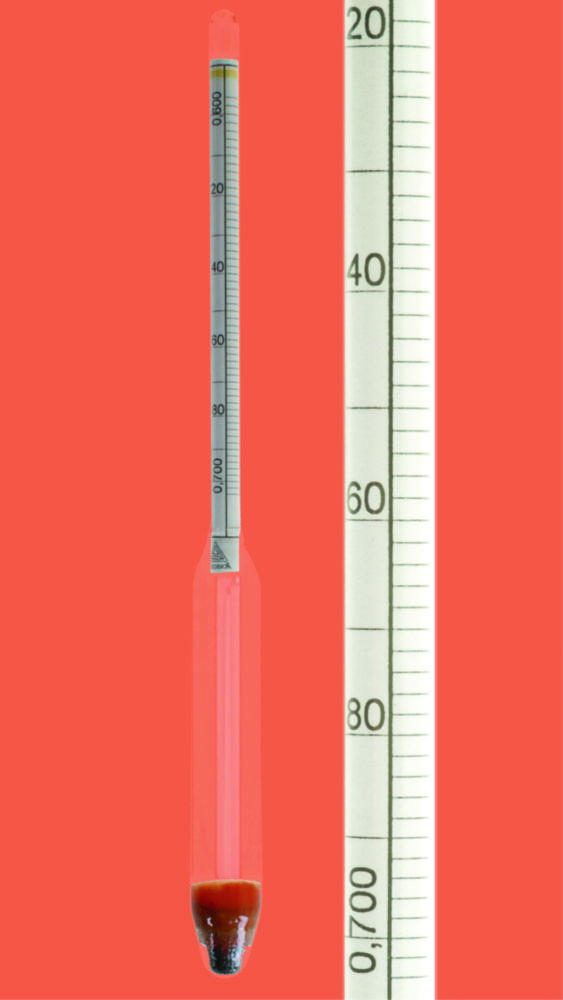 Dichte-Aräometer ohne Thermometer Dichte-Aräometer ohne Thermometer