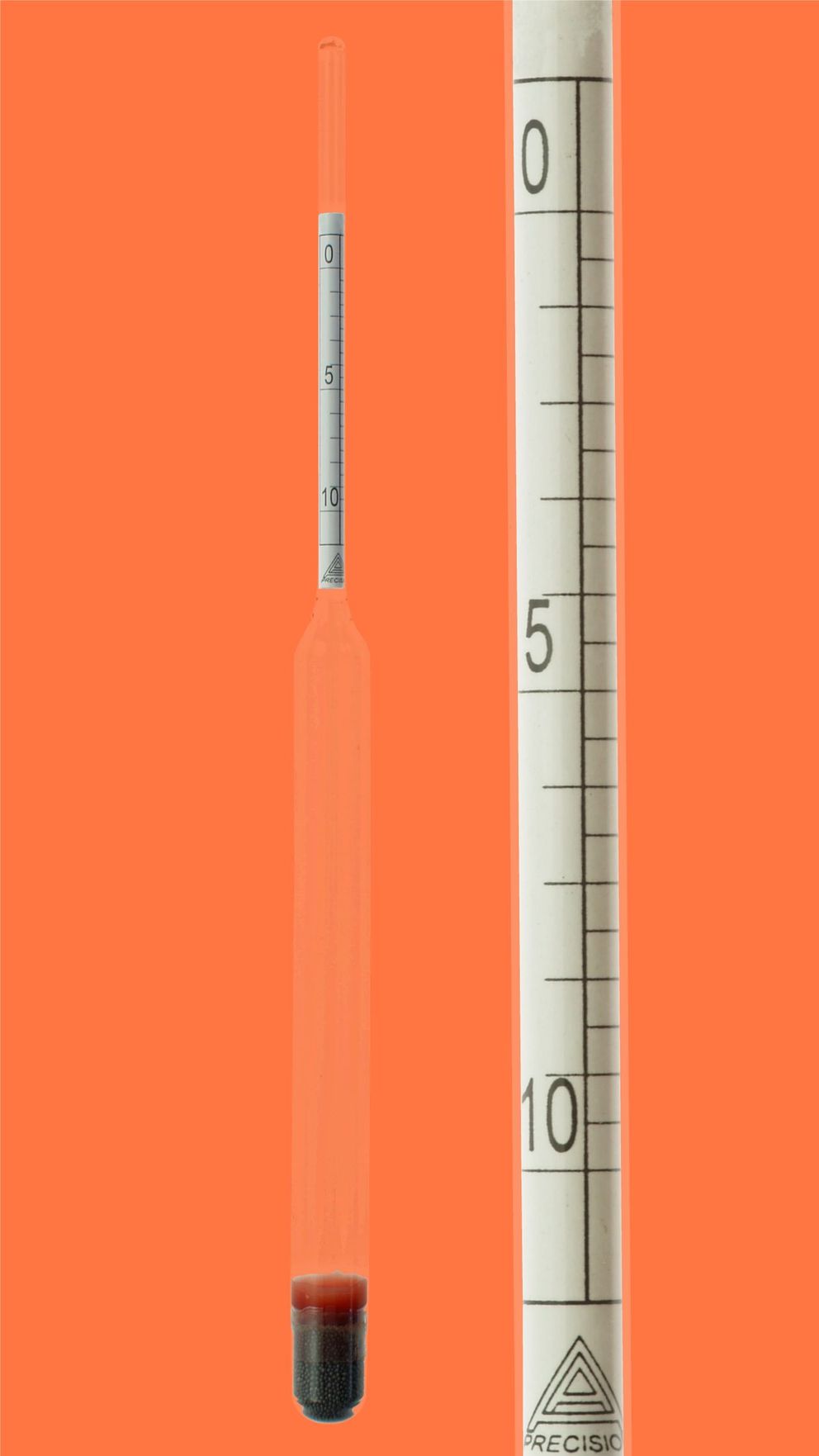 Läuter-Saccharimeter, 0-10:0,5%, ohne Thermometer
