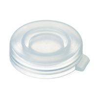 Schnappdeckel, 18 mm, PE, 100 Stück