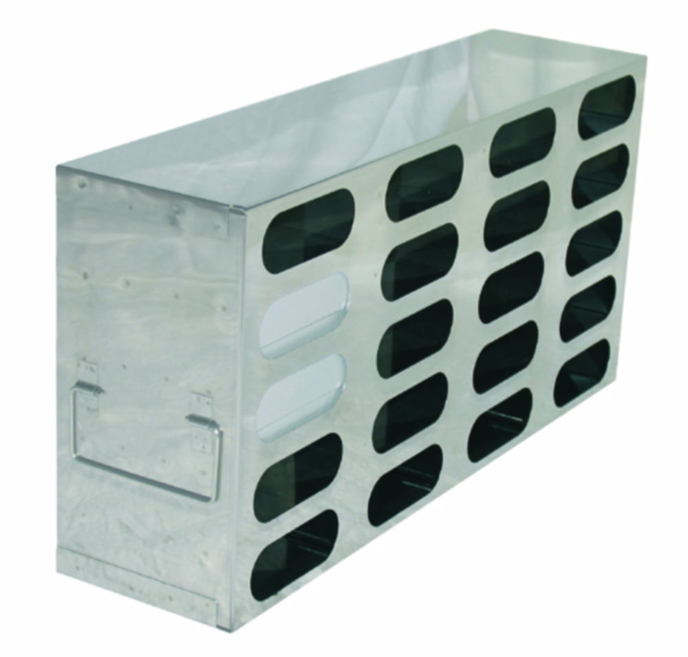 Racks für Gefrierschränke, Edelstahl, für Boxen mit 100 mm Höhe Racks für Gefrierschränke, Edelstahl, für Boxen mit 100 mm Höhe