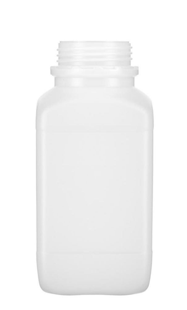 Vierkant-Chemikalien-Weithalsflaschen ohne Verschluss, HDPE Vierkant-Chemikalien-Weithalsflaschen ohne Verschluss, HDPE