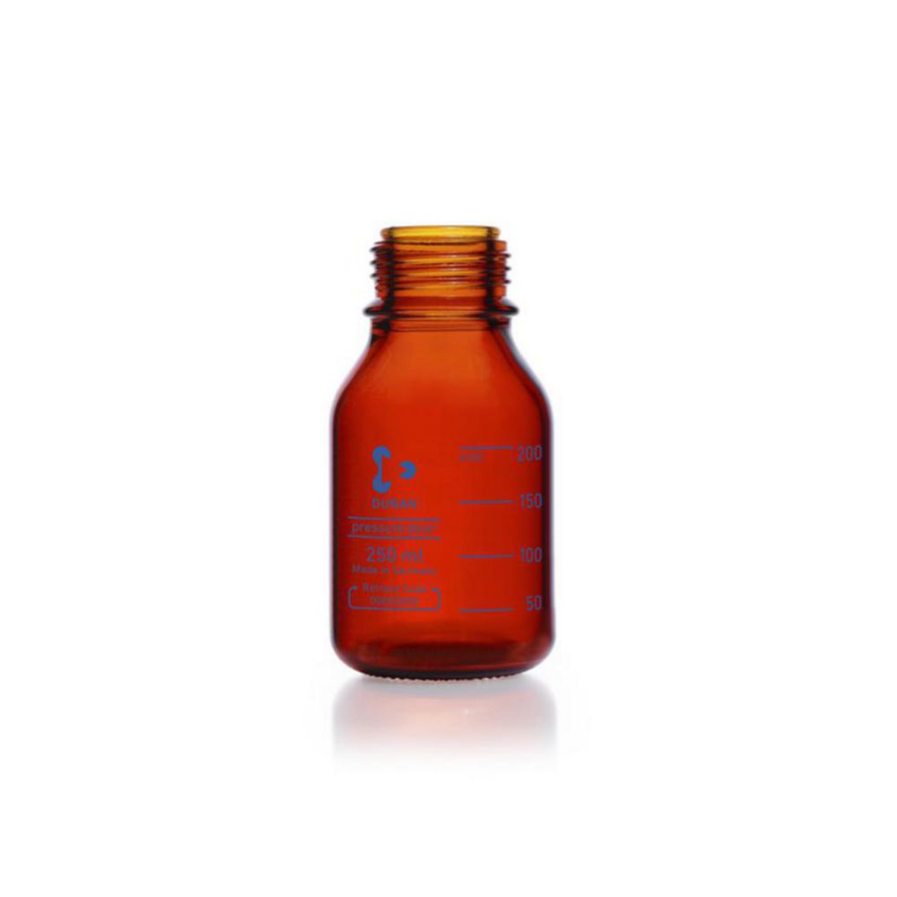 Laborflasche, druckfest, DURAN®, braun