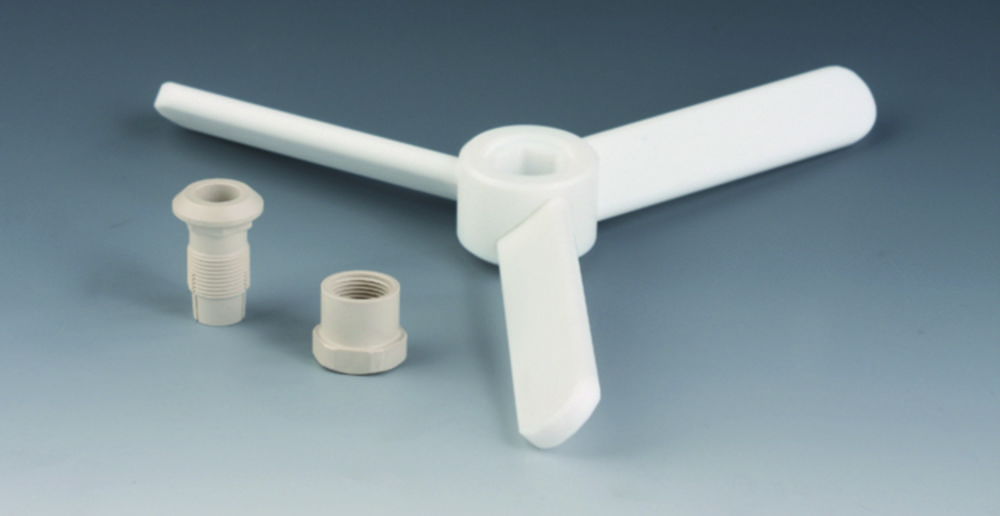 Zusatzflügel für Rührwellen, PTFE Zusatzflügel für Rührwellen, PTFE