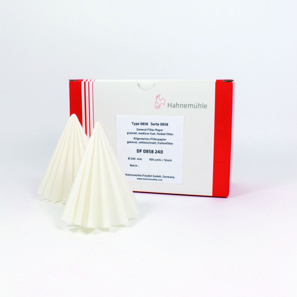 Filtrierpapiere, zur Klarfiltration, Faltenfilter Filtrierpapiere, zur Klarfiltration, Faltenfilter