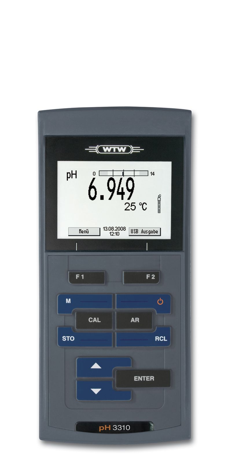 pH 3310 Tragbares pH/mV Messgerät mit Datenloggerfkt