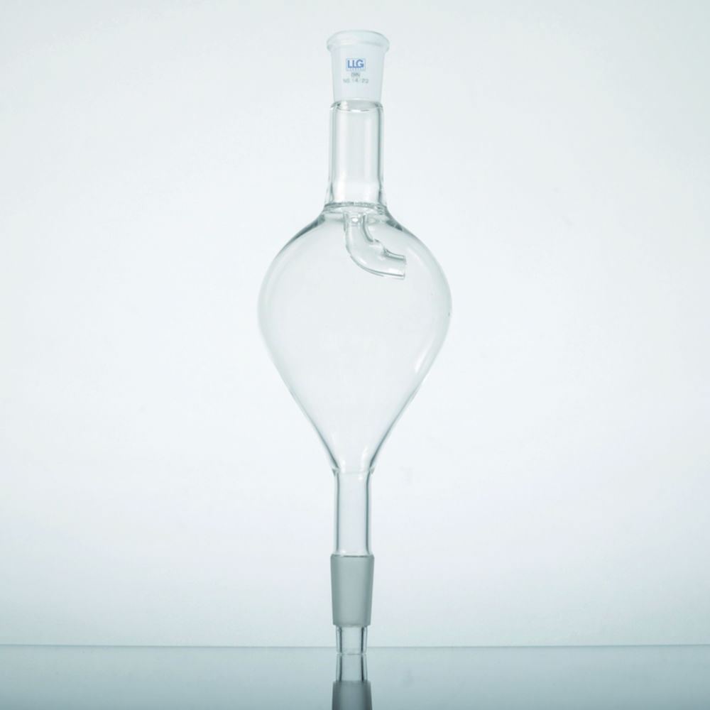 LLG-Splash heads, straight, borosilicate glass 3.3