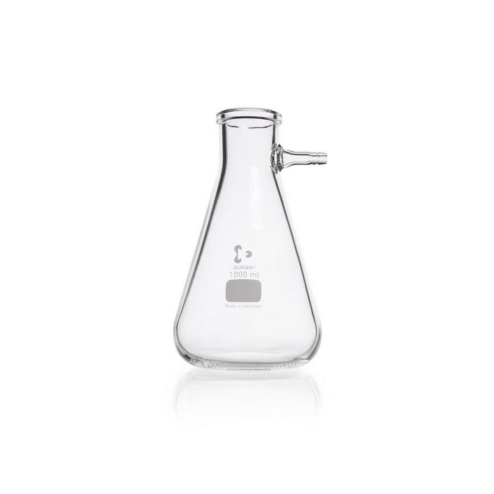DURAN® Saugflasche mit Glas-Olive, Erlenmeyerform