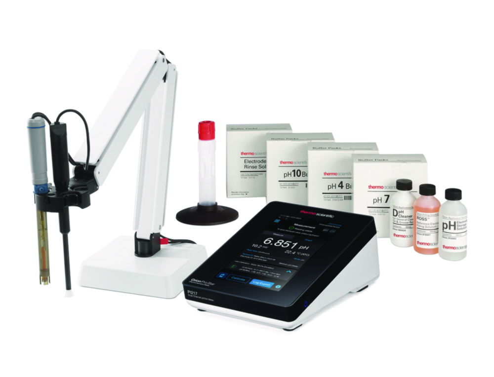 Dual channel pH/ion meter Orion™ Pro Star PI217, durable pH kit