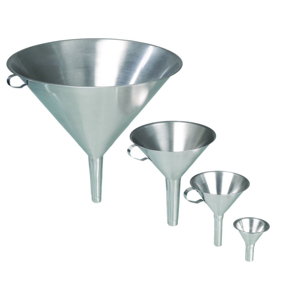 Funnels, stainless steel V2A Funnels, stainless steel V2A