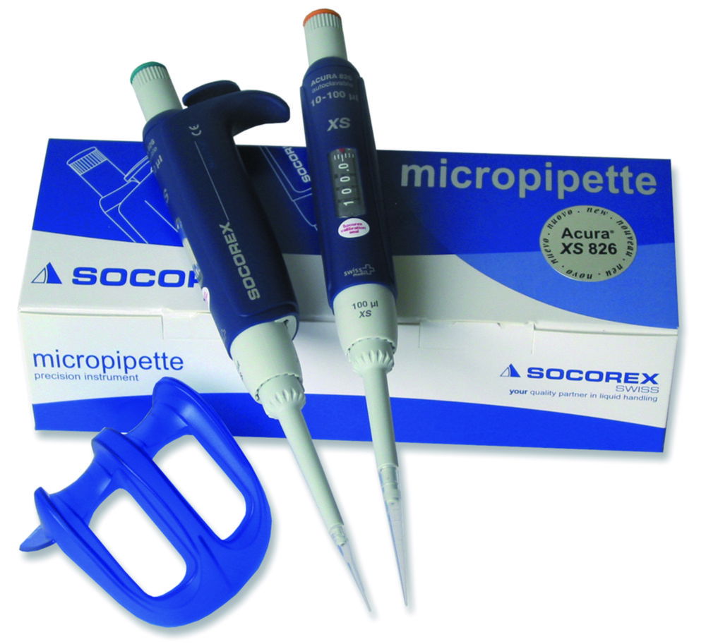 Einkanal-Mikroliterpipetten TwiXS Pack Acura®manual XS 826, variabel Einkanal-Mikroliterpipetten TwiXS Pack Acura®manual XS 826, variabel