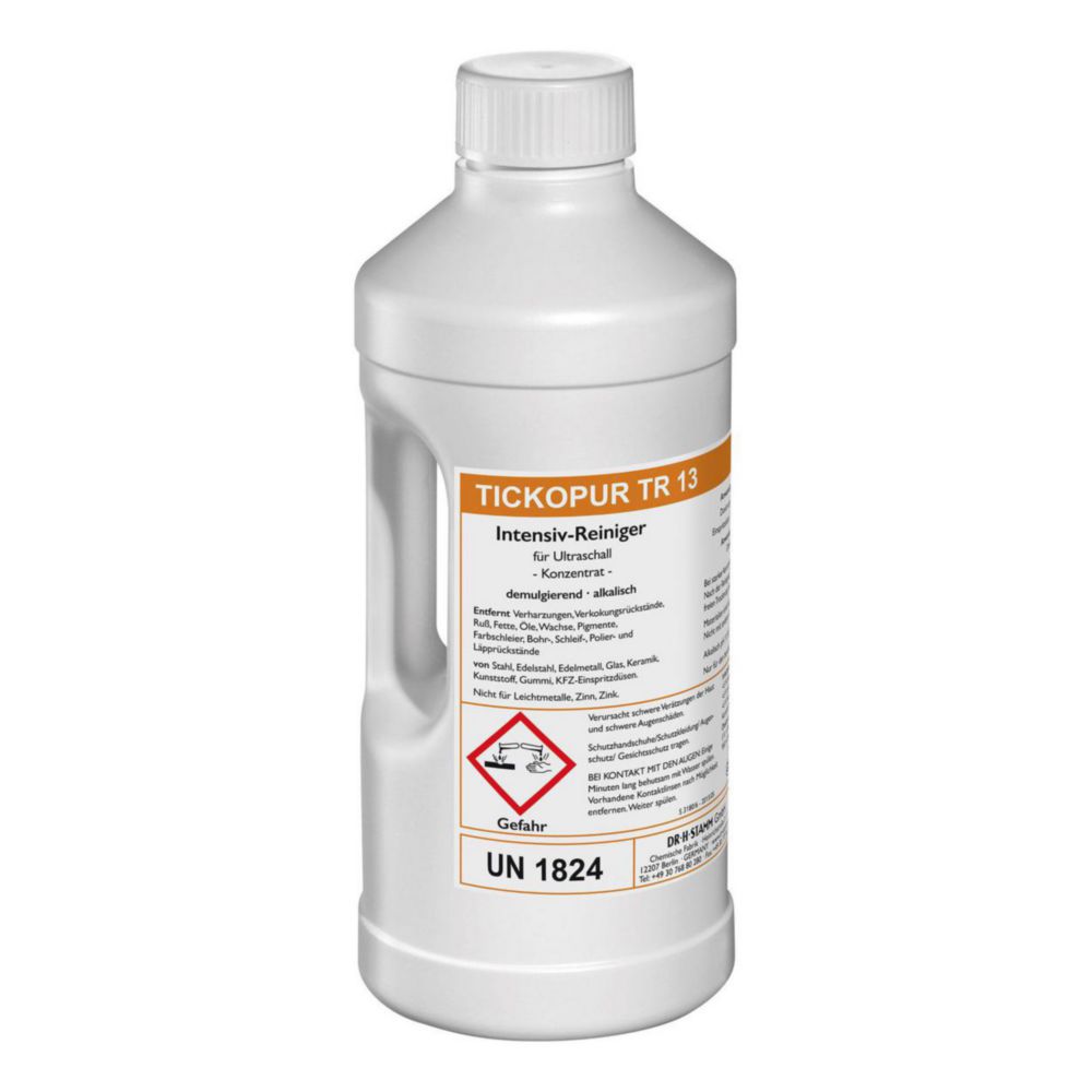 Concentrates for ultrasonic baths TICKOPUR TR 13 Concentrates for ultrasonic baths TICKOPUR TR 13