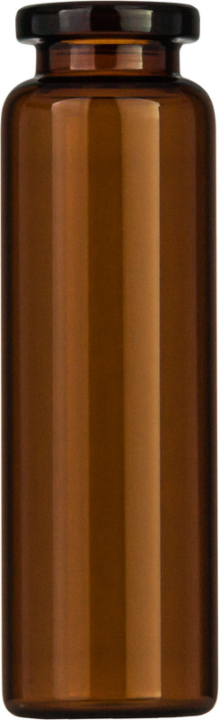 20mL Headspace Rollrandflasche N 20, 100 Stück