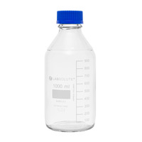 Laborflaschen, 1000 ml, Klarglas, 10 Stück