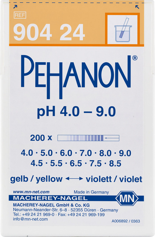 PEHANON pH 4,0 - 9,0 Dose à 200, 200 Strip PEHANON pH 4,0 - 9,0 Dose à 200, 200 Strip