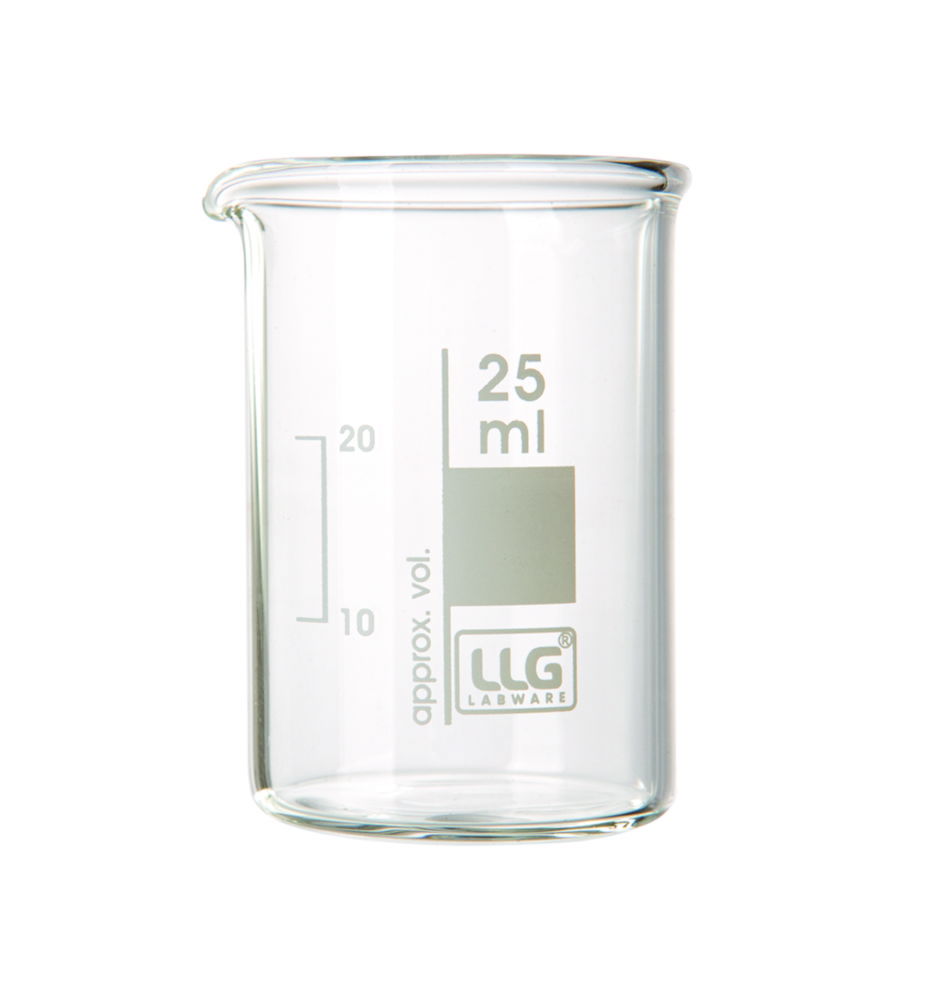 LLG-Beakers, borosilicate glass 3.3, low form