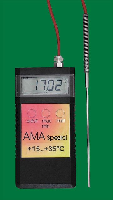 Elektronische Digital Thermometer, Ama Spezial, +75...+95
