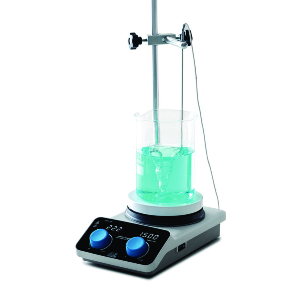 Magnetic stirrer AREX 5 Digital with temperature probe, rod, clamp Magnetic stirrer AREX 5 Digital with temperature probe, rod, clamp