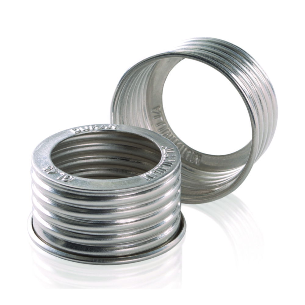 Schraubverschlüsse GL45, Aluminium, mit Öffnung