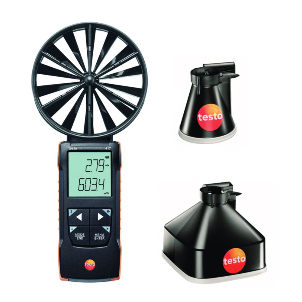 Vane anemometer testo 417, Funnel kit 1