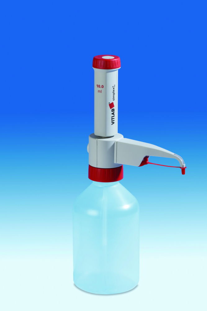 Flaschenaufsatz-Dispenser VITLAB® SIMPLEX2 FIX Flaschenaufsatz-Dispenser VITLAB® SIMPLEX2 FIX