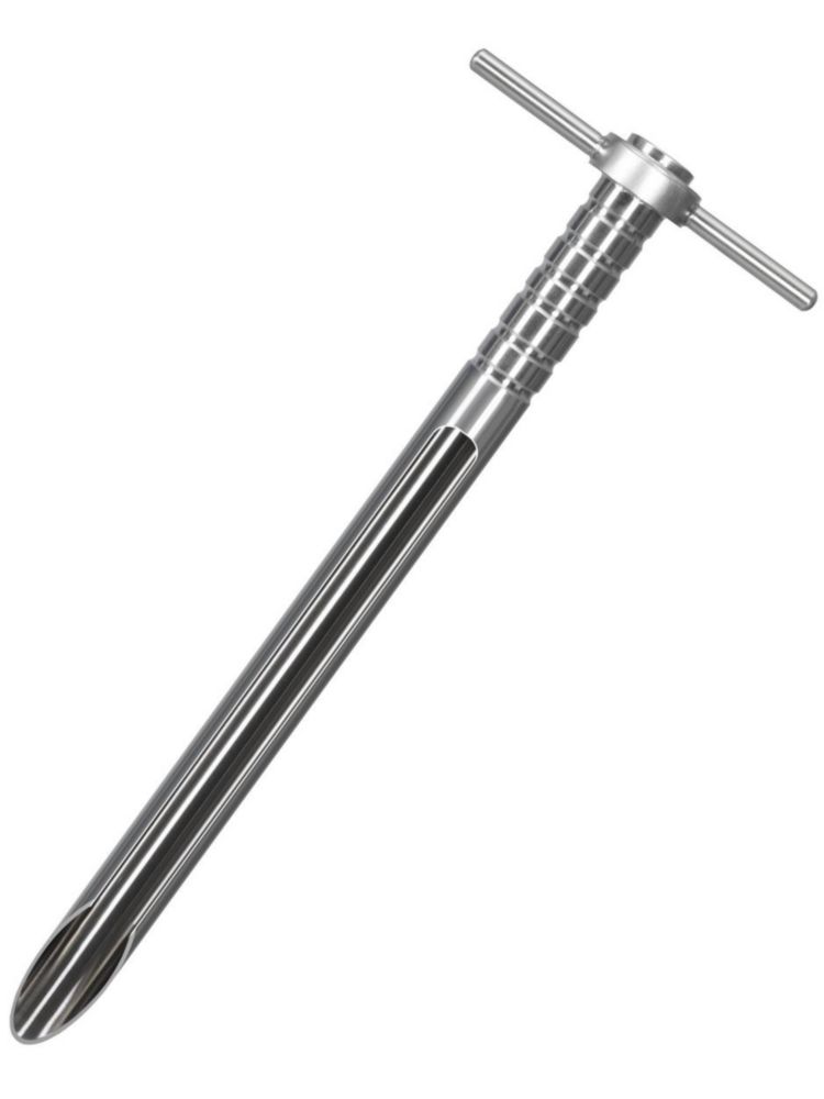 Pigmentstecher, Edelstahl V4A (1.4404), mit vierteloffener Nut Pigmentstecher, Edelstahl V4A (1.4404), mit vierteloffener Nut
