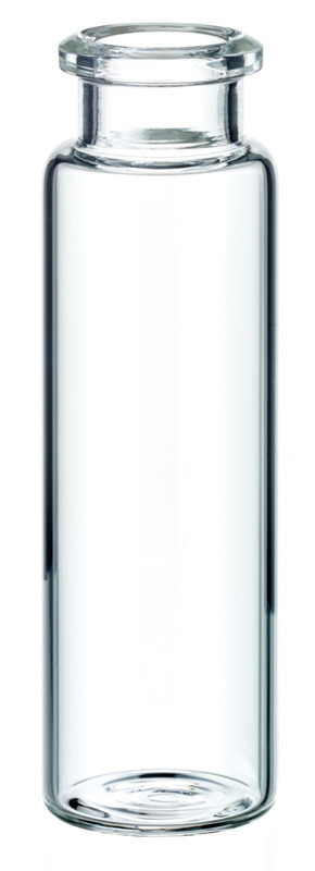 Rollrandflasche ND20, Headspace-Vial, 100 Stück