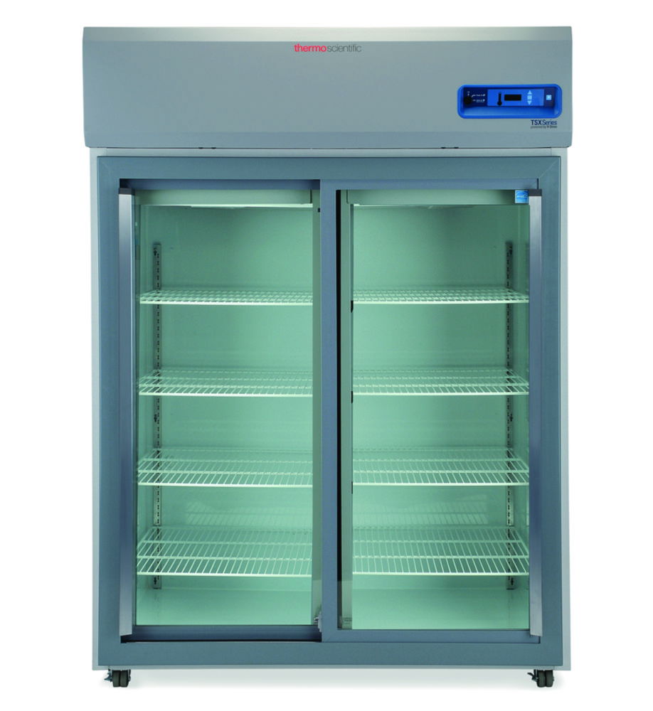 High-Performance chromatography refrigerators TSX, up to 2 °C, with double sliding glass door