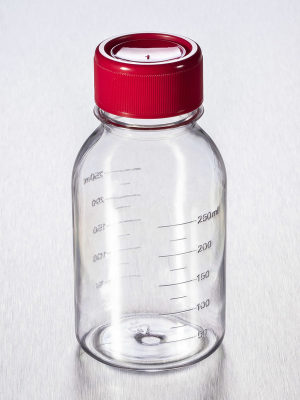 BOTTLE,250ML,.45MM,PS,W/CAP,S,IND,1/1, 12 Stück BOTTLE,250ML,.45MM,PS,W/CAP,S,IND,1/1, 12 Stück