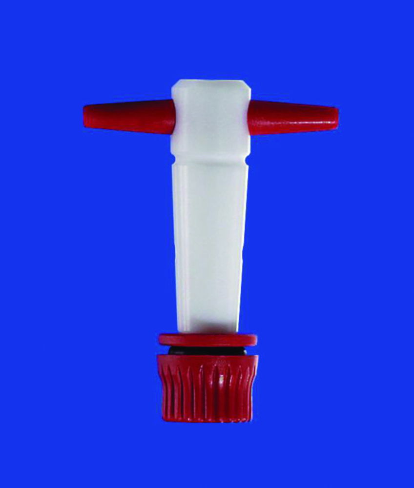 Stopcocks, with PTFE plug, borosilicate glass 3.3 Stopcocks, with PTFE plug, borosilicate glass 3.3
